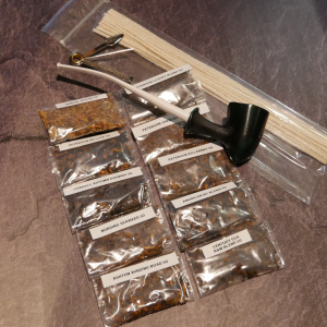 Bens Mr Brog Mushroom Smokers Dream Churchwarden Pipe Tobacco Sampler - Pipe & 10 x 5g