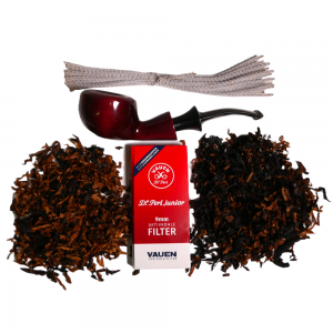 Bens Mr Brog Motor 56 Smooth 9mm Filter Pipe & American Pipe Tobacco Sampler