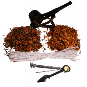 Bens Old School Brog Albert Briar 2553 Sunny Day Smoke Set Pipe Tobacco Sampler - 2 x 10g