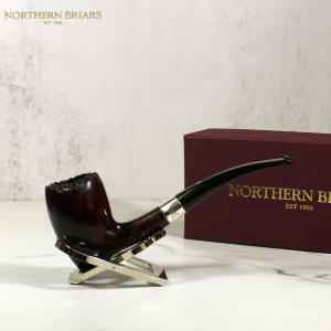 Northern Briars Bruyere Regal G3 Banded Acorn Fishtail Pipe (NB129)