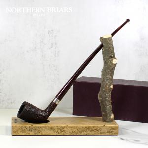 Northern Briars Rox Cut Regal G3 Banded Churchwarden Banded Fishtail Pipe (NB79)