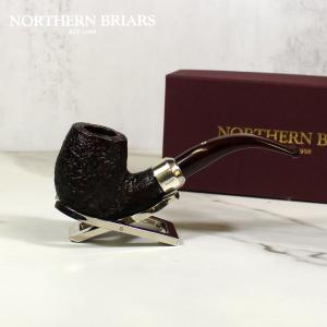 Northern Briars Rox Cut Regal G4 Banded Army 9mm Filter Fishtail Pipe (NB98)