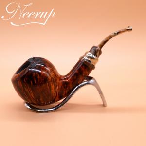 Neerup Classic Series gr 4 Smooth Bent 9mm Filter Fishtail Pipe (NEER347)