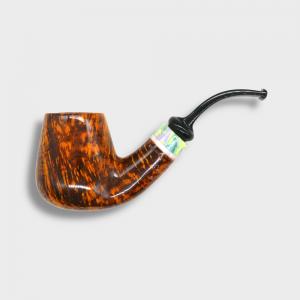 P Jeppesen IDA Handmade gr 4 Smooth Bent 9mm Fishtail Pipe (NEER417)