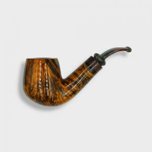 P Jeppesen IDA Handmade gr 3 Smooth Bent 9mm Filter Fishtail Pipe (NEER424)