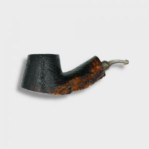 P Jeppesen IDA Handmade gr 3 Rusticated Bent 9mm Filter Fishtail Pipe (NEER429)