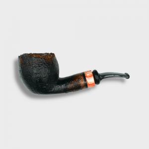 P Jeppesen IDA Handmade gr 3 Rusticated Bent 9mm Filter Fishtail Pipe (NEER430)