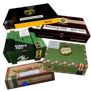 BULK BUY - 10 Assorted Empty New World Cigar Boxes