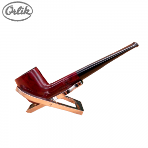 Orlik 3/4 OZ Briar Straight Metal Filter Fishtail Pipe (OR116)