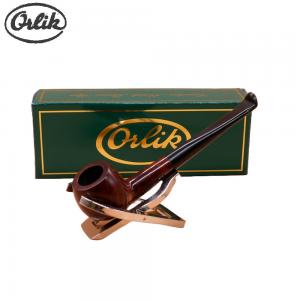 SLIGHT SECONDS - Orlik 3/4 OZ Briar Dental Straight Metal Filter Pipe (OR111)