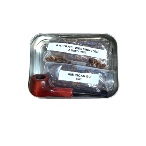 Outdoor Quick Smoke Pipe Tobacco Sampler - Lilliput Brog Pipe & 2 x 10g