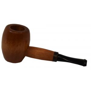 Ozark Mini Maple Missouri Meerschaum Black Stem Pipe