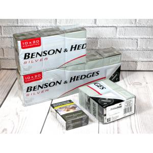 Benson & Hedges Silver Kingsize - 20 Packs of 20 Cigarettes (400)