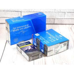 Windsor Blue Real Blue Superking - 10 Packs of 20 Cigarettes (200)