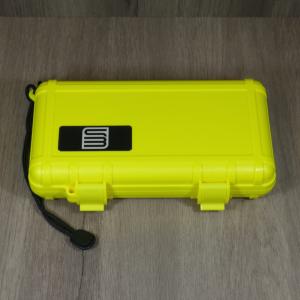 S3 Travel Waterproof Humidor Case - 5 Cigar Capacity - Yellow
