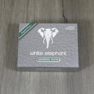 White Elephant Supermix 9mm Filters - Pack of 40