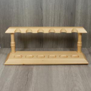 Chacom Wooden 6 Pipe Stand - Natural
