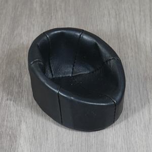 Leather Slipper Pipe Rest - Black