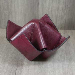 Savinelli Origami Leather Pipe Holder Stand - Burgundy (End of Line)