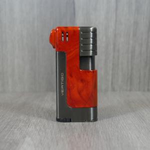 Vertigo by Lotus Governor Pipe Lighter With Tamper - Burlwood & Gunmetal