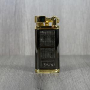 Xikar Pipeline Pipe Lighter - Black & Gold