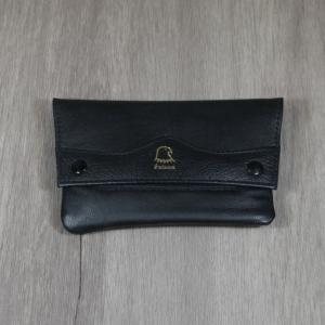 Falcon Tobacco Pouch with Button & Zip