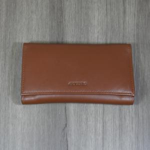 Artamis Leather Roll Up Pouch - Tan