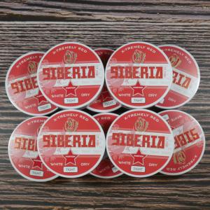 Siberia - 80 Degrees White Dry Tight Portion (X-Tremely Red) Slim Chewing Tobacco Bag - 10 Tins