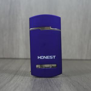Honest Studley Single Jet Flame Cigar Lighter - Purple (HON188)