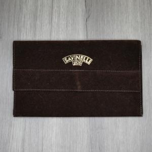 Savinelli Velvet Pipe Pouch - Brown