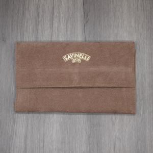 Savinelli Velvet Pipe Pouch - Hazelnut