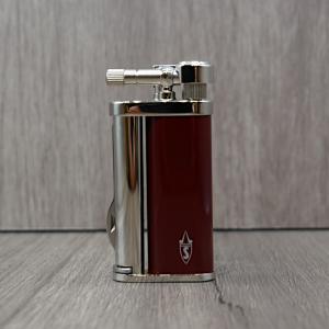 Savinelli Lacquered Pipe Lighter - Burgundy