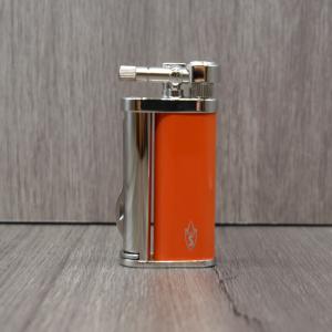 Savinelli Lacquered Pipe Lighter - Orange