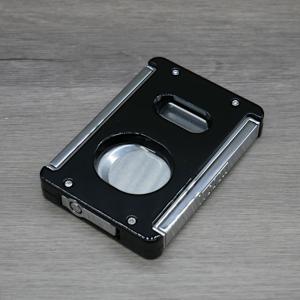 Two in One Twin Blade Cigar Cutter with Swivel Stand - 58 Ring Gauge