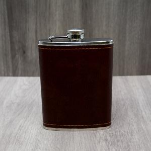 Honest 8oz Stainless Steel Hip Flask - Chocolate
