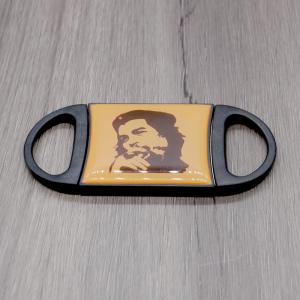 Black Plastic Cigar Cutter Domed Matte Yellow - 52 Ring Gauge