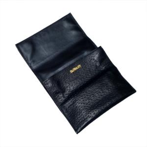 Dr Plumb Peccary Roll Up Leather Tobacco Pouch
