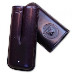 Dunhill Bulldog Cigar Case Robusto - Purple - Fits 2 Cigars