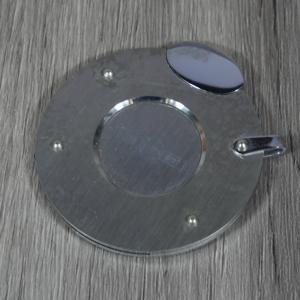 SLIGHT SECONDS - Dunhill White Spot Circular Cigar Cutter Large Stainless Steel