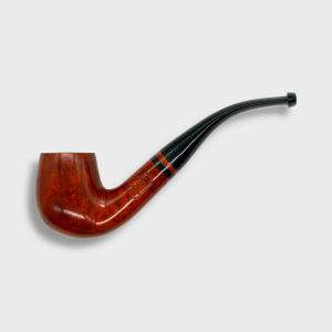 Parker Bruyere Bent Billiard Medium Metal Filter Fishtail Pipe (PAR192)