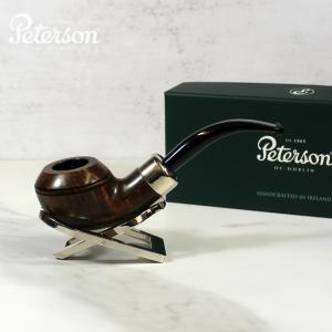 Peterson Irish Made Army 999 Nickel Mounted Fishtail Pipe (PE1658)