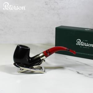 Peterson Dracula 69 Smooth Ebony Nickel Mounted Fishtail Pipe (PE1708)