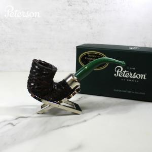 Peterson 2022 St. Patricks Day 05 Sandblast Nickel Mounted Fishtail Pipe (PE1761)