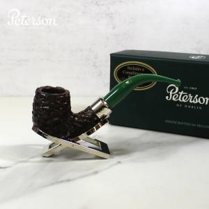 Peterson 2022 St. Patricks Day 69 Sandblast Nickel Mounted Fishtail Pipe (PE1762)