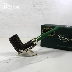 Peterson 2022 St. Patricks Day D20 Sandblast Nickel Mounted Fishtail Pipe (PE1763)