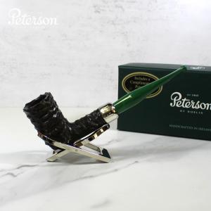 Peterson 2022 St. Patricks Day D20 Sandblast Nickel Mounted Fishtail Pipe (PE1766)