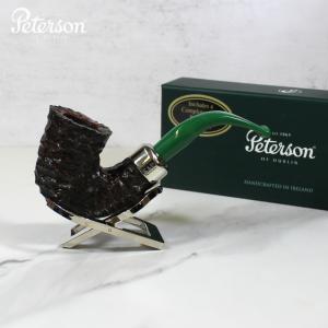 Peterson 2022 St. Patricks Day XL11 Sandblast Nickel Mounted Fishtail Pipe (PE1775)