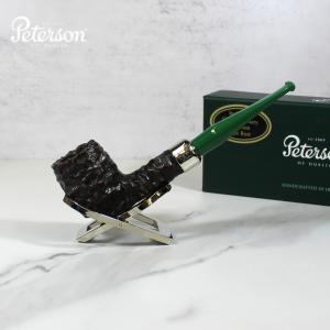 Peterson 2022 St. Patricks Day 106 Sandblast Nickel Mounted Fishtail Pipe (PE1787)