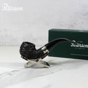 Peterson Donegal Rocky 03 Nickel Mounted Bent Fishtail Pipe (PE1797)