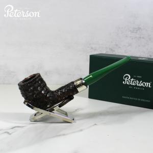 Peterson 2022 St. Patricks Day 106 Sandblast Nickel Mounted Fishtail Pipe (PE1803)